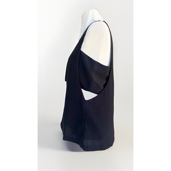 English Factory Women’s Black Cut Out Sleeveless Top Size L NWOT - Picture 7 of 11